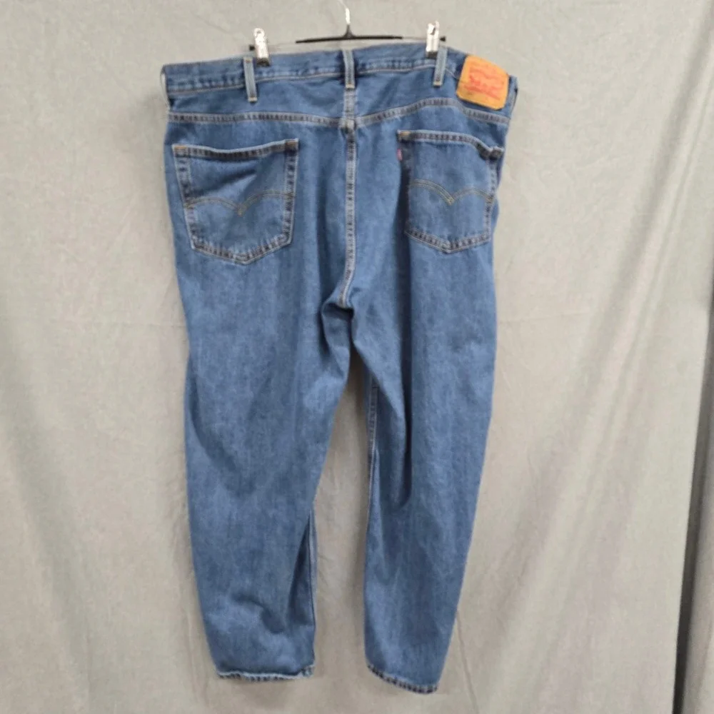 Levis 550 Relaxed Fit‎ Mens Blue Jeans 48x29 Medium Wash Tapered Leg
